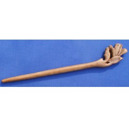 Peachwood hairpin (3-7), magnolia Peachwood hairpin (3-7), magnolia