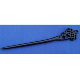 Ebony wood hairpin, wintersweet