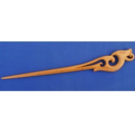 Beech wood hairpin, phoenix Beech wood hairpin, phoenix
