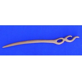 Peachwood hairpin (2-22), ribbon Peachwood hairpin (2-22), ribbon