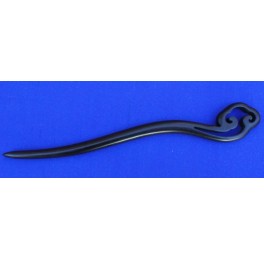 Ebony wood hairpin, cloud