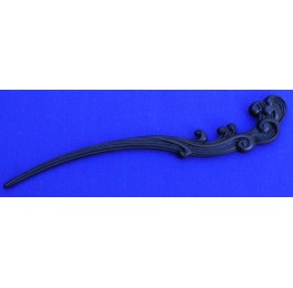Ebony wood hairpin, spray Ebony wood hairpin, spray
