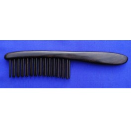 Noble teeth inserting comb, ebony wood