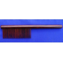 Single row teeth inserted comb, Pao Rosa