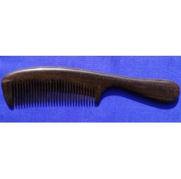 Black Chakate fine teeth handle comb