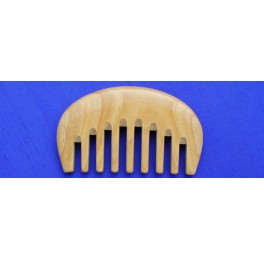 Small vera wood pocket-comb, very wide teeth
