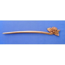 Peachwood hairpin (5-3), Lotus blossom Peachwood hairpin (5-3), Lotus blossom
