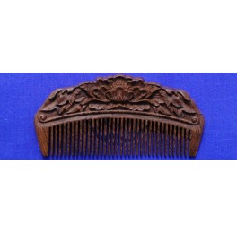 Carved Panga Panga comb, birds