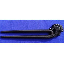 Ebony wood hairpin, Luck