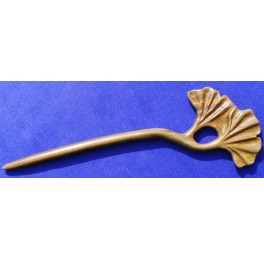Vera wood hairpin, ginkgo leaf