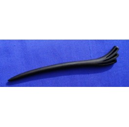 Short Ebony wood hairpin, swing