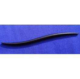 Curved Ebony wood hairpin
