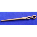 Simple peachwood hairpin, 8