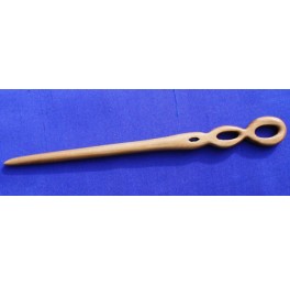 Schlichte Haarnadel aus Pfirsichbaumholz, 8