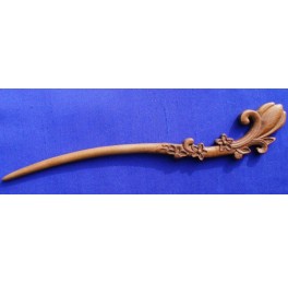 peachwood hairpin, blossom twig
