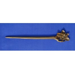 Vera wood hairpin (6-6), Magnolia