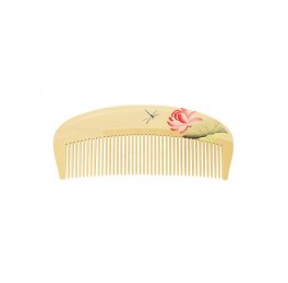 painted pocket comb "Lotusflower"