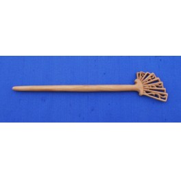 Peachwood hairpin (3-22), fan Peachwood hairpin (3-22), fan