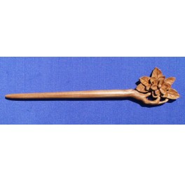 Peachwood hairpin (6-6), magnolia Peachwood hairpin (6-6), magnolia