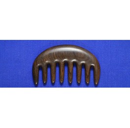 Black Chakate wide teeth pocket comb