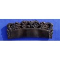 Carved Black Chakate comb, plumblossom