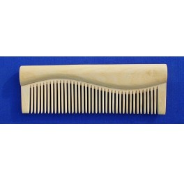 Little hairstyling comb, "Yellow Boxwood"