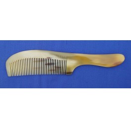 african ox-horn handle comb with fine teeth