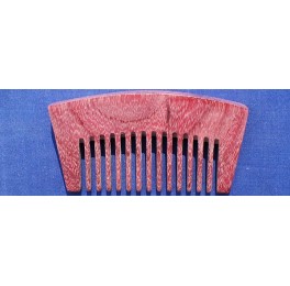 Purpleheart wood pocket comb