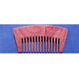 Purpleheart wood pocket comb Purpleheart wood pocket comb