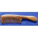 fine teeth handle comb made of Panga Panga