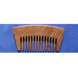 kantiger Taschenkamm aus Panga Panga, grob