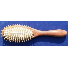 light and slim hair brush, headed pins