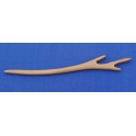 Peachwood hairpin (2-13), horns