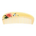 painted pocket comb "paeony"