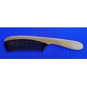 Horn - Palo Santo handle comb, very fine