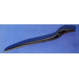 Ebony wood hairpin, fairy feather Ebony wood hairpin, fairy feather