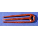 Pao Rosa wood hairfork, three pins