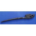 ebony wood hairpin, bamboo