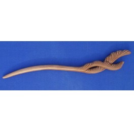 Peachwood hairpin, phoenix feather Peachwood hairpin, phoenix feather