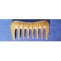 Vera wood pocket-comb, very wide teeth