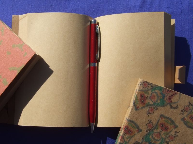 handcrafted notebooks