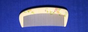 handpainted wooden comb handpainted boxwood comb