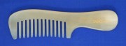 wide teeth horn combs handle horn comb