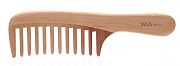 wooden combs - very wide teeth handle comb wooden comb PKM1-10