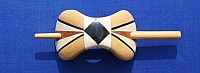 Mosaik-Holz-Haarspange Mosaik-Holz-Haarspange