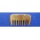 Vera wood pocket-comb, very wide teeth