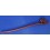 Long red sandalwood hair pin, rabbit